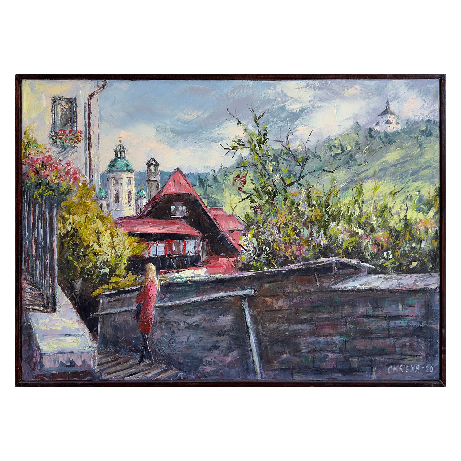 Banská Štiavnica - schody od Dolnej ružovej