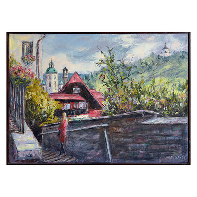 Banská Štiavnica - schody od Dolnej ružovej