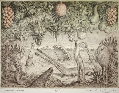 Peter Kľúčik - Pobrežná hliadka - obrazy - grafika - lept