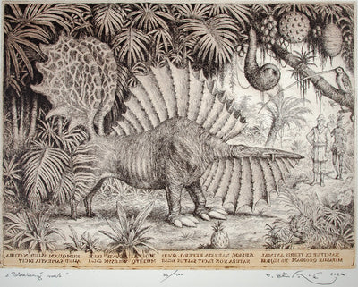 Peter Kľúčik - Stratený svet - obrazy - grafika - lept