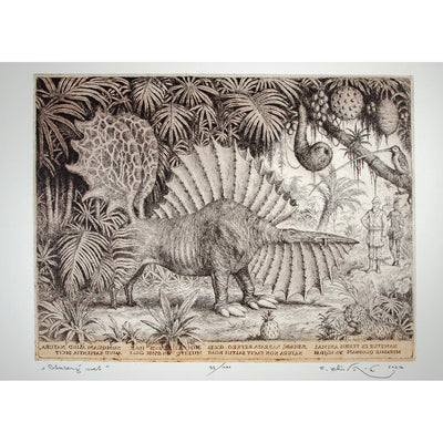 Peter Kľúčik - Stratený svet - obrazy - grafika - lept