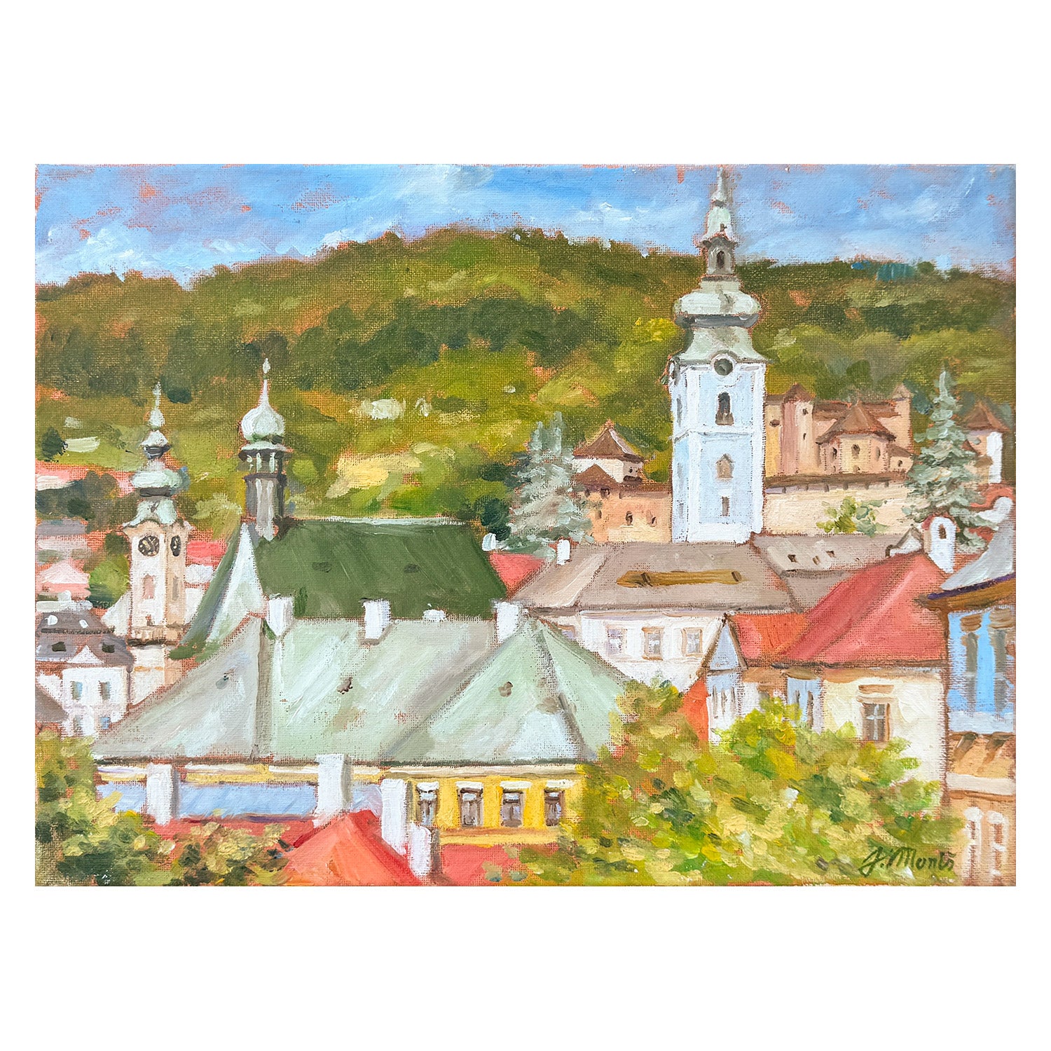 Banská Štiavnica Starý zámok a dominanty