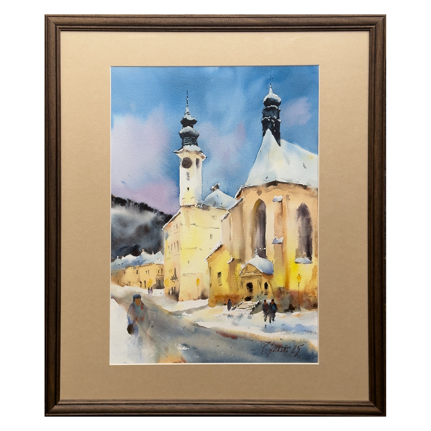 V podvečer na Radničnom námesti, Banská Štiavnica